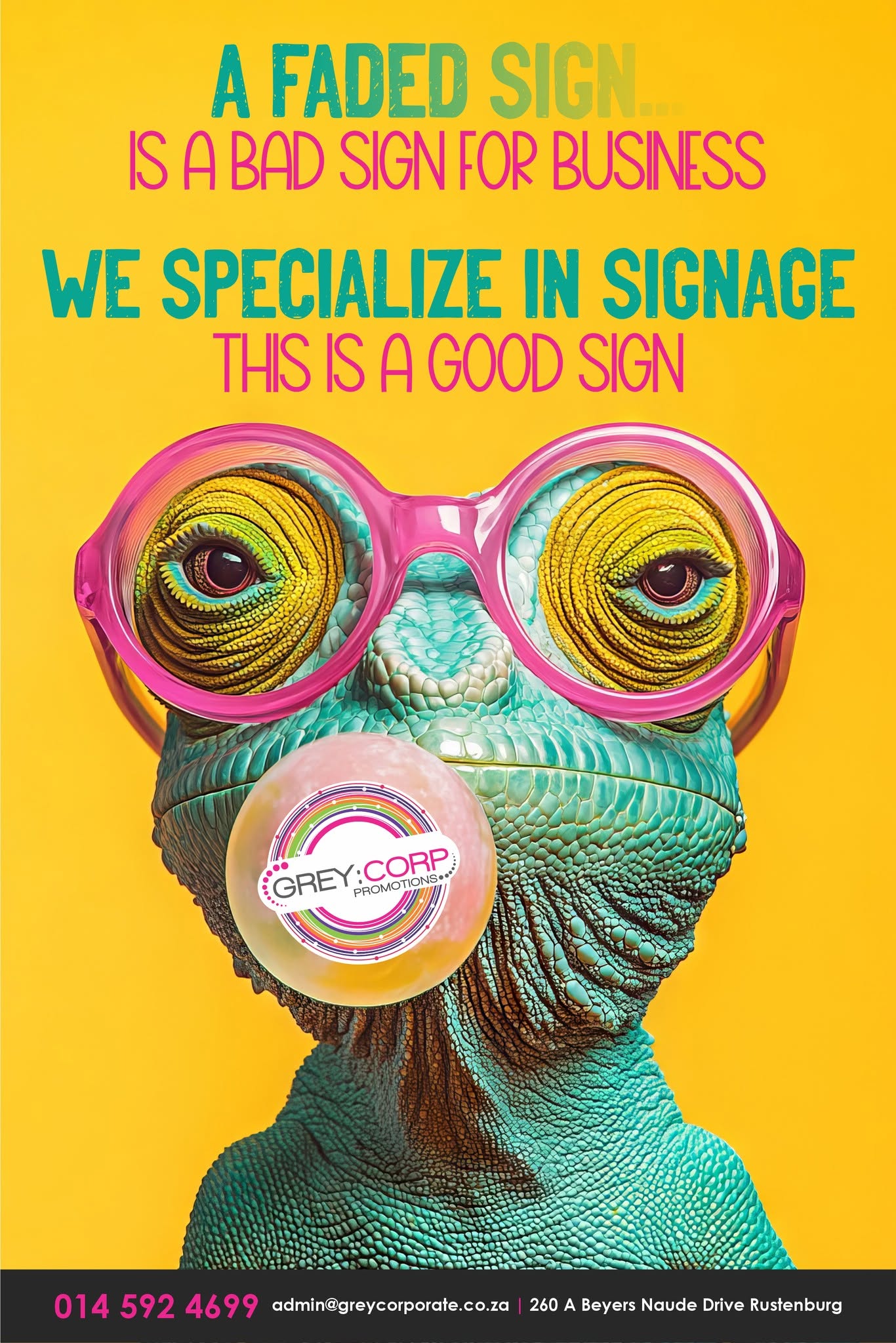 Signage and Promotional Materials